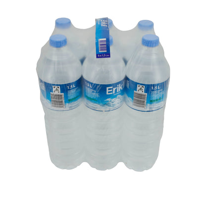 Mineralwasser Erikli | Quellwasser | Natürlich, aus Uludağ Gipfeln | 6 x 1,5 L ERIKLI