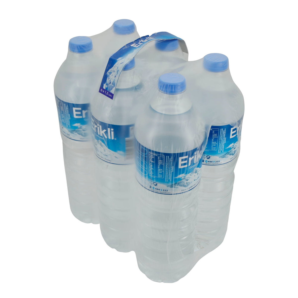 Mineralwasser Erikli | Quellwasser | Natürlich, aus Uludağ Gipfeln | 6 x 1,5 L