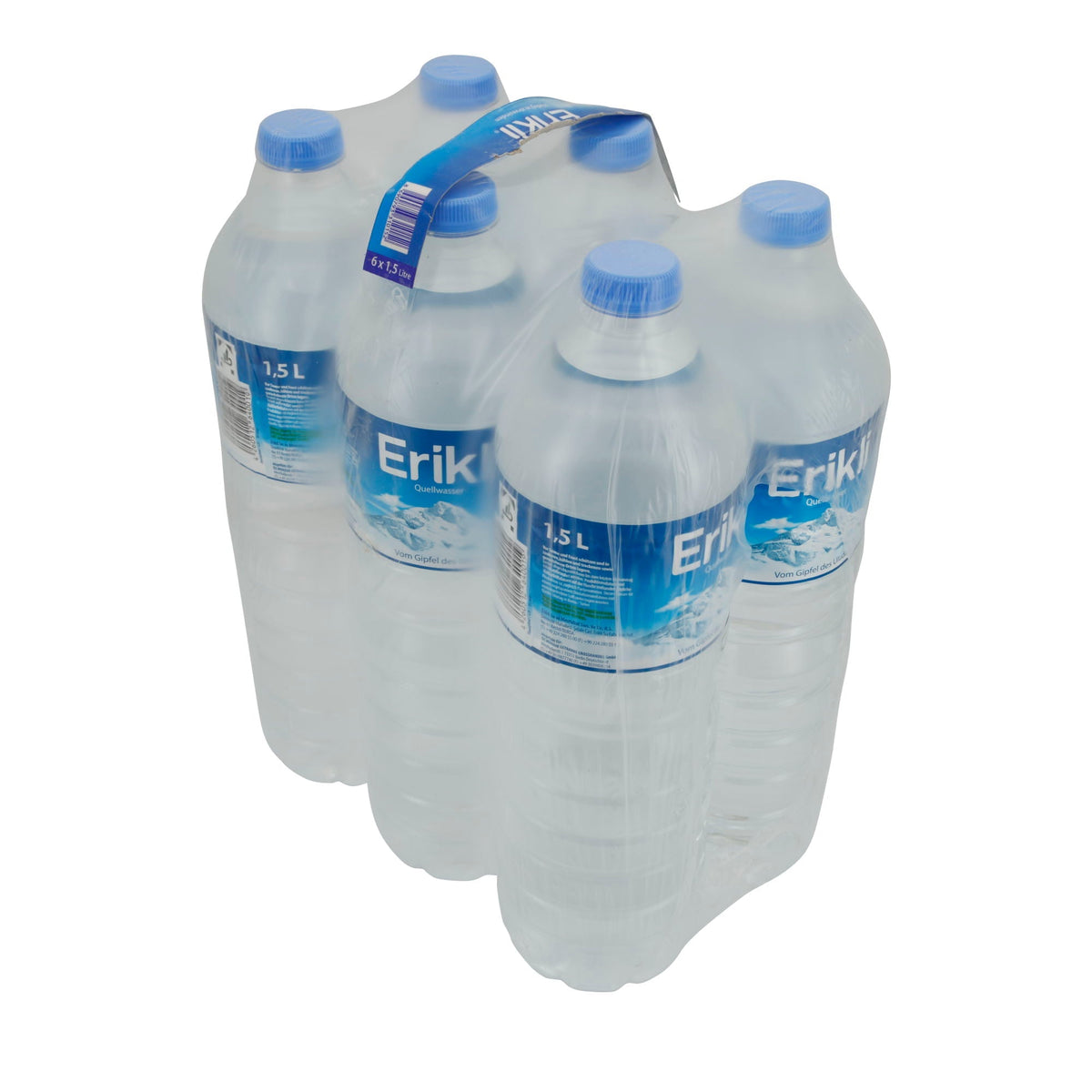 Mineralwasser Erikli | Quellwasser | Natürlich, aus Uludağ Gipfeln | 6 x 1,5 L ERIKLI