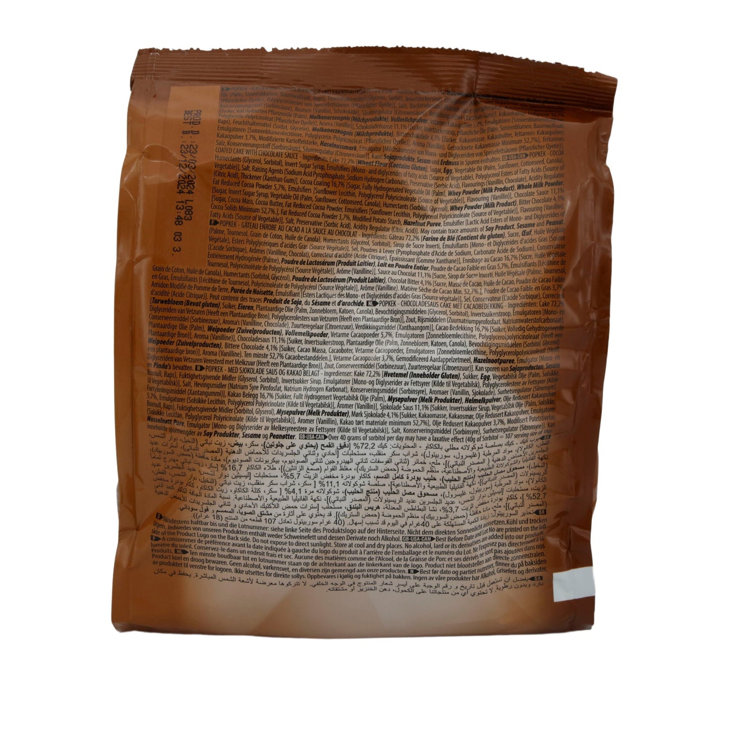 Mini-Kuchen Eti Mini Popkek | Biscotti | con copertura di cioccolato | 144 g