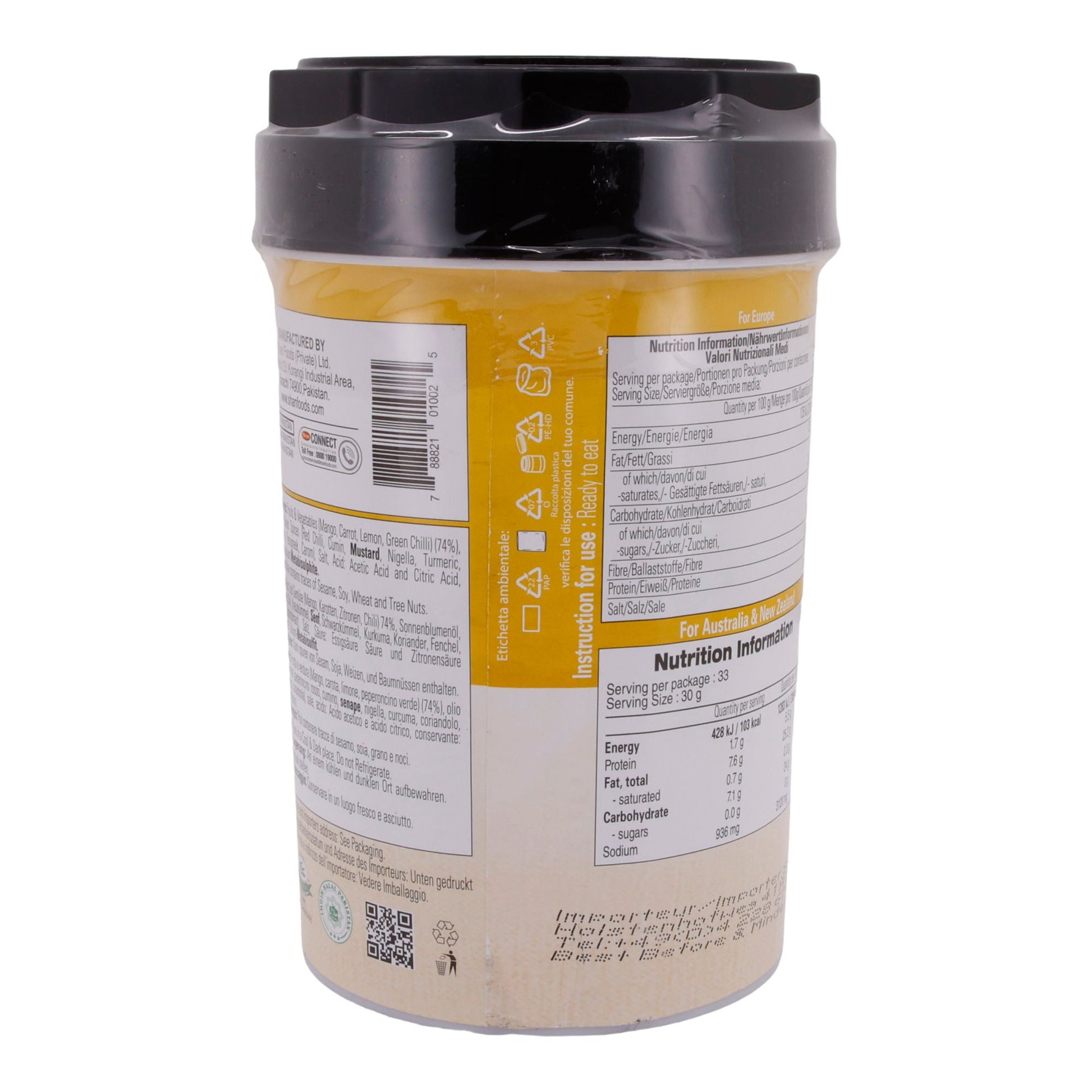 Mixed Pickle Shan | Würzige Mischung | Aus Mango, Karotte, Zitrone und Chili | 1Kg - Taste Your World