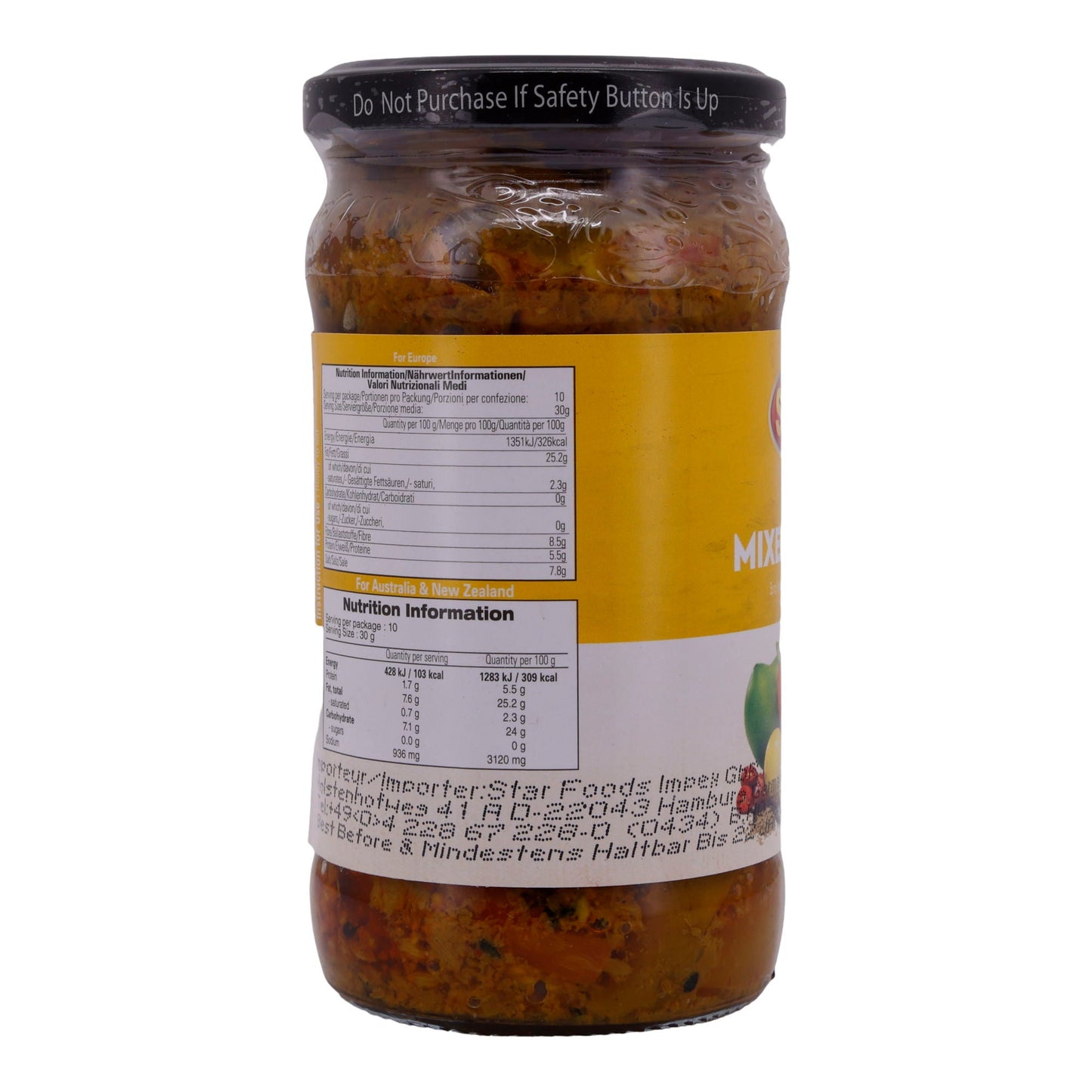 Mixed Pickle Shan | Légumes épicés | Dans l'huile | 300 g