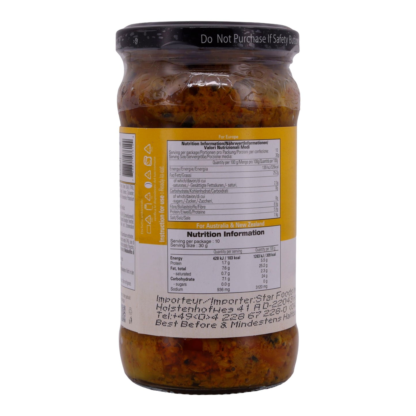 Mixed Pickle Shan | Légumes épicés | Dans l'huile | 300 g