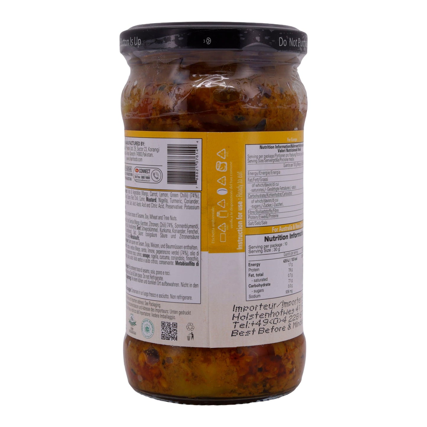 Mixed Pickle Shan | Légumes épicés | Dans l'huile | 300 g