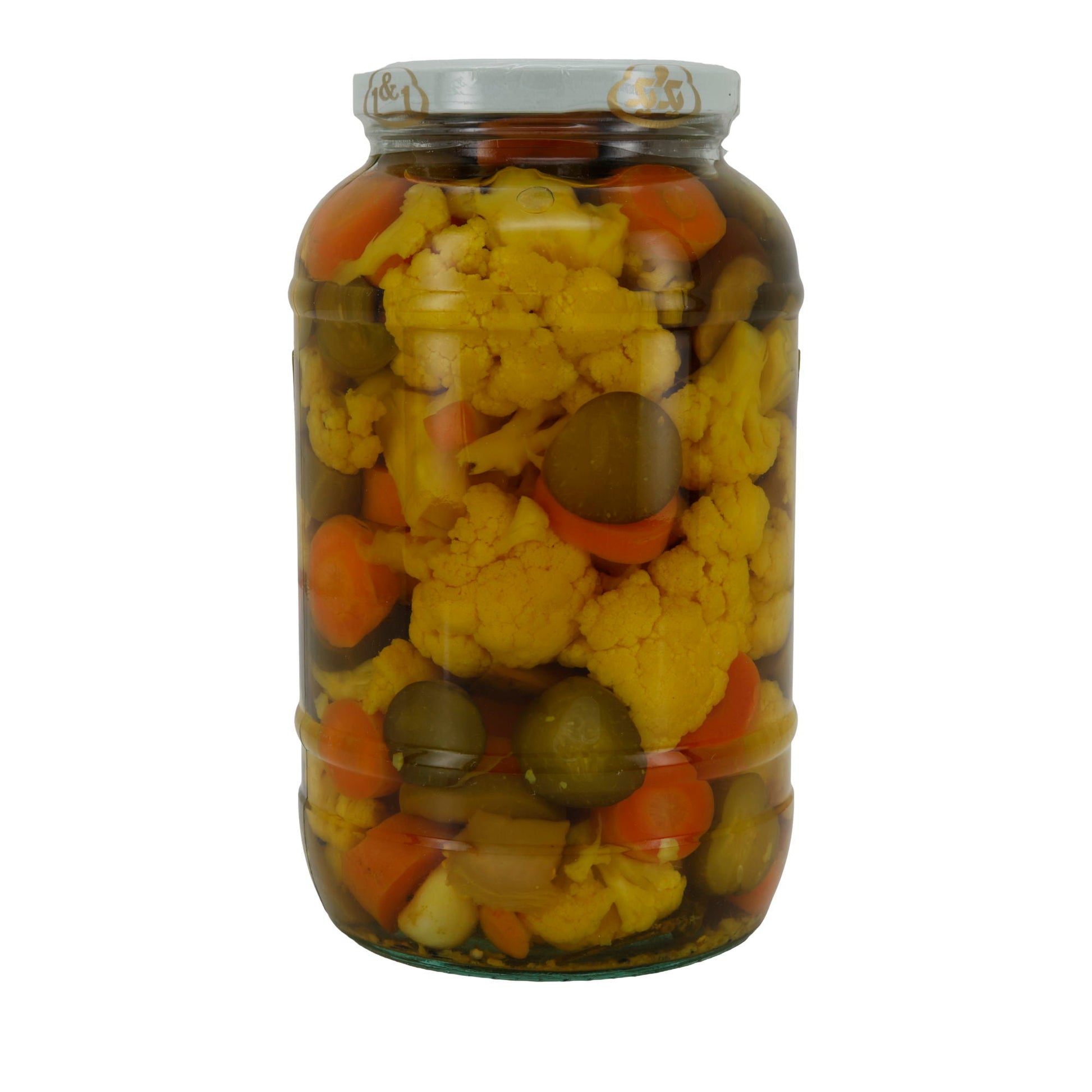 Mixed Pickles 1&1 | Eingelegtes Gemüse | Würzig & aromatisch | 1450 g - Taste Your World