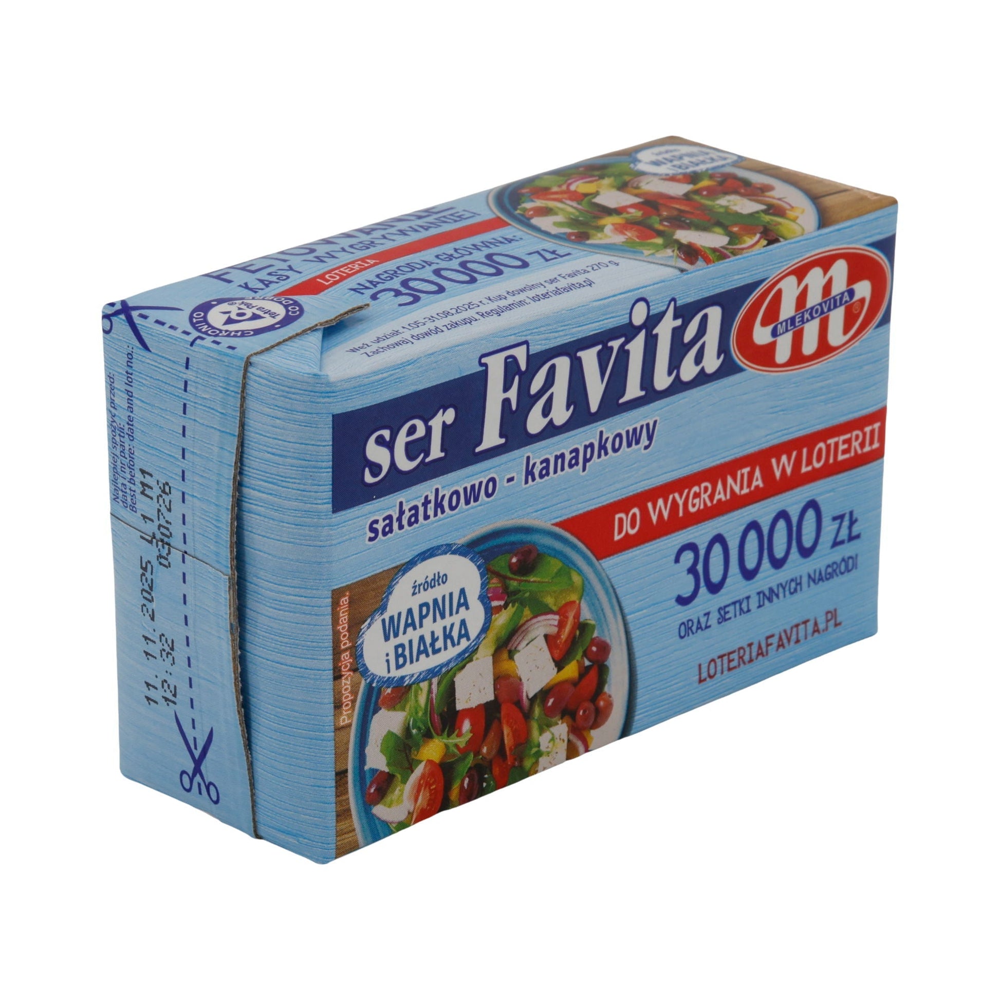 Mlekovita Favita | Weichkäse salzig | Salat- & Brotbelag | 270 g PL