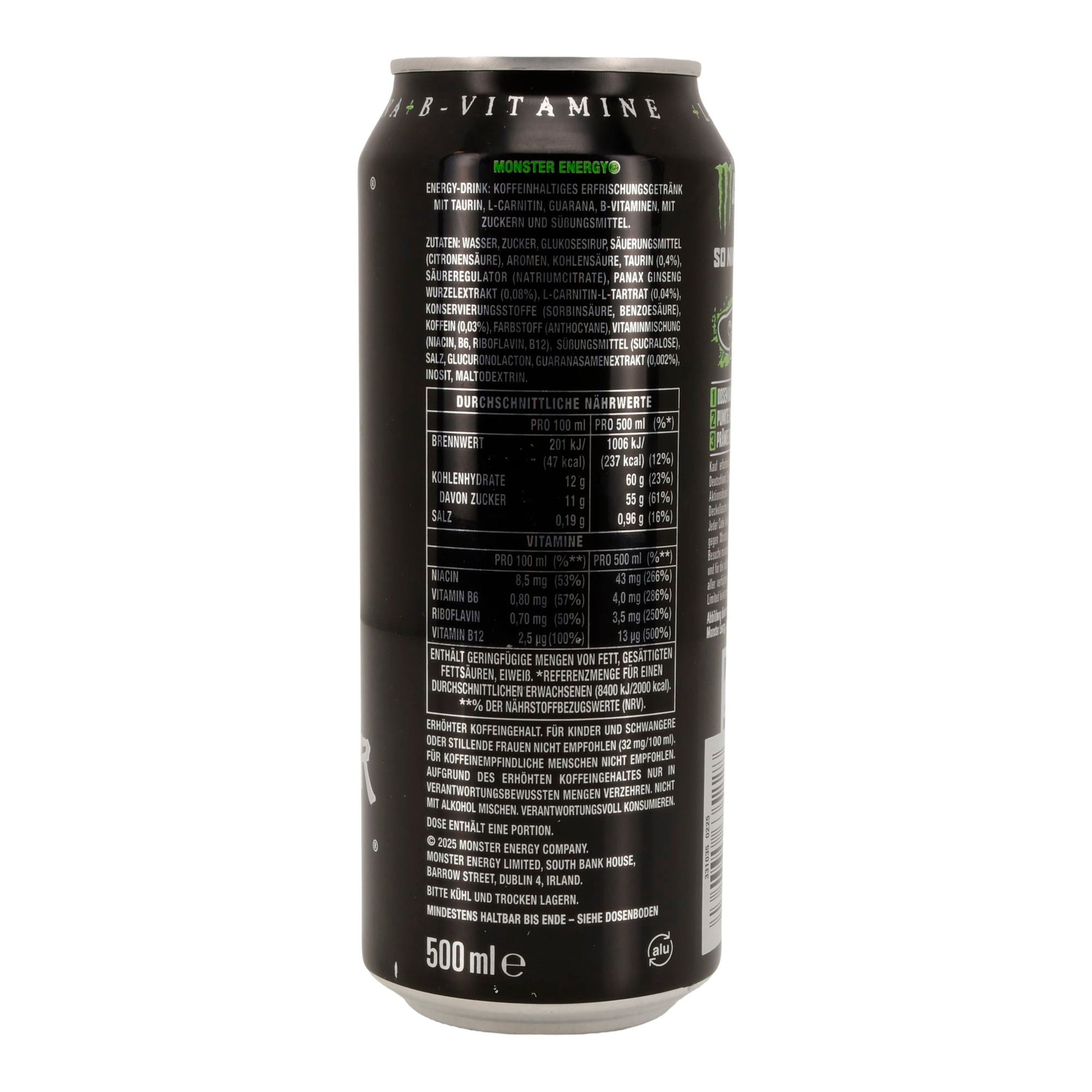 Monster Energy Drink | Taurin, L - Carnitin, Guarana | 500 ml - Taste Your World