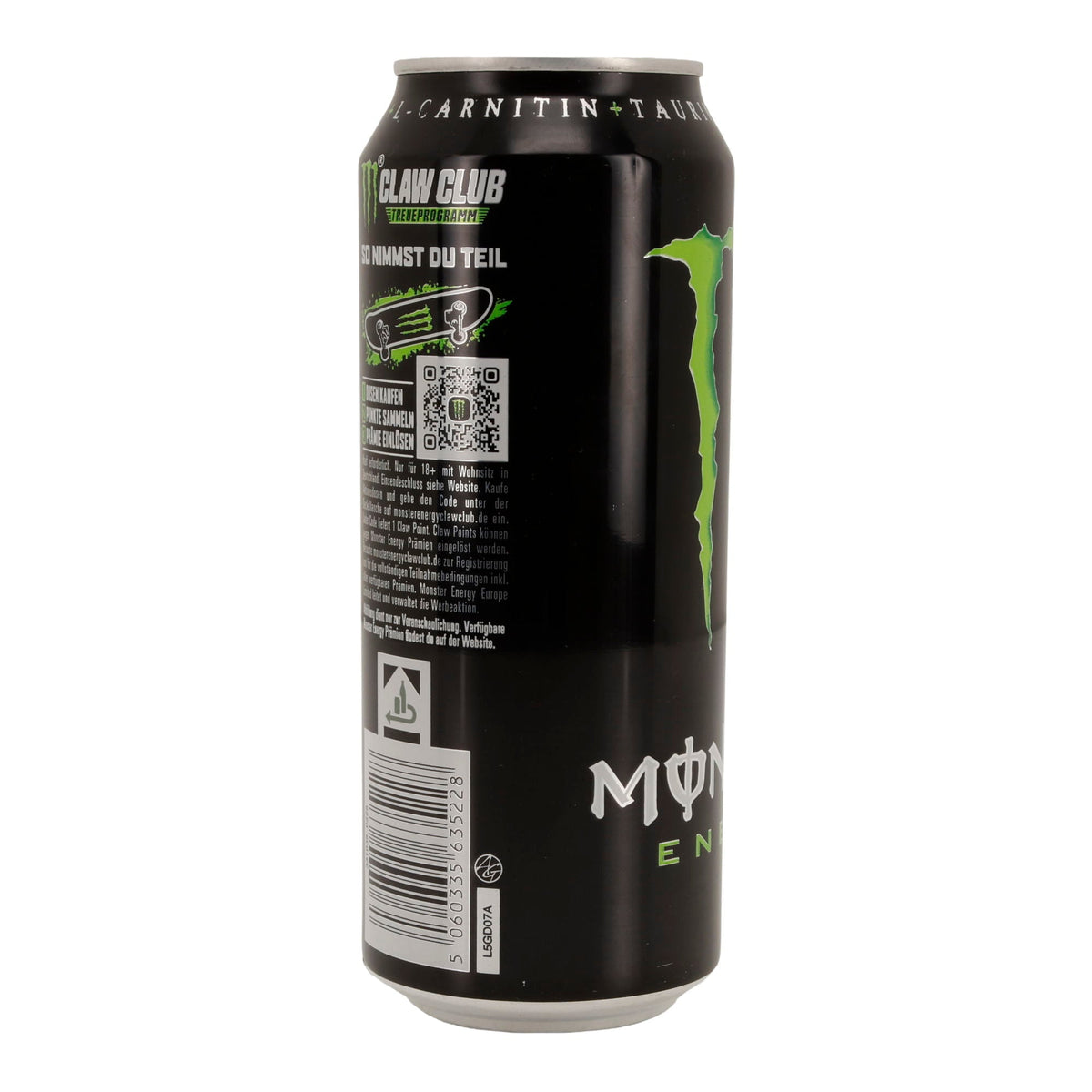 Monster Energy Drink | Taurin, L-Carnitin, Guarana | 500 ml Monster