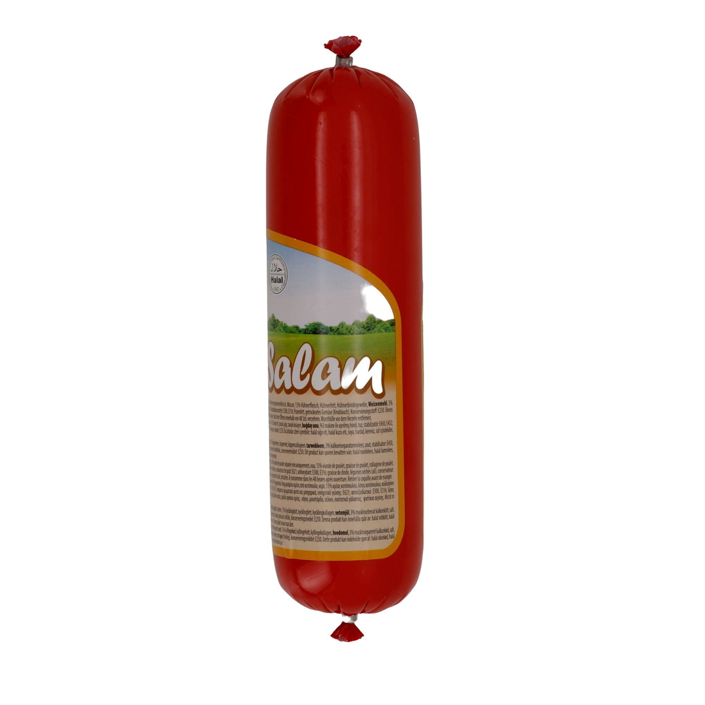 Mortadella Selam | Hindi Mortadella | Halal Puten-Mortadella, vielseitig | 500 g SELAM