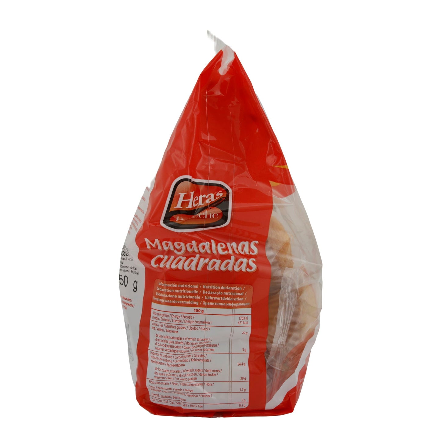 Muffins Heras | Magdalenas Carrées | Classiques, sans huile de palme | 350 g