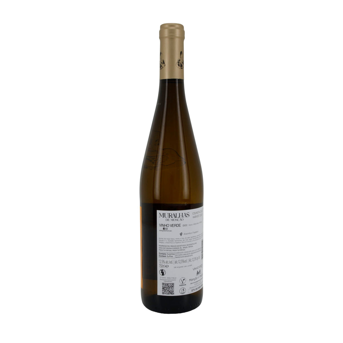 Muralhas de Monção Vinho Verde 2024 | Alvarinho & Trajadura | DOC Monção e Melgaço | 750 ml | 12,5 % vol Adega Cooperativa Regional de Monção