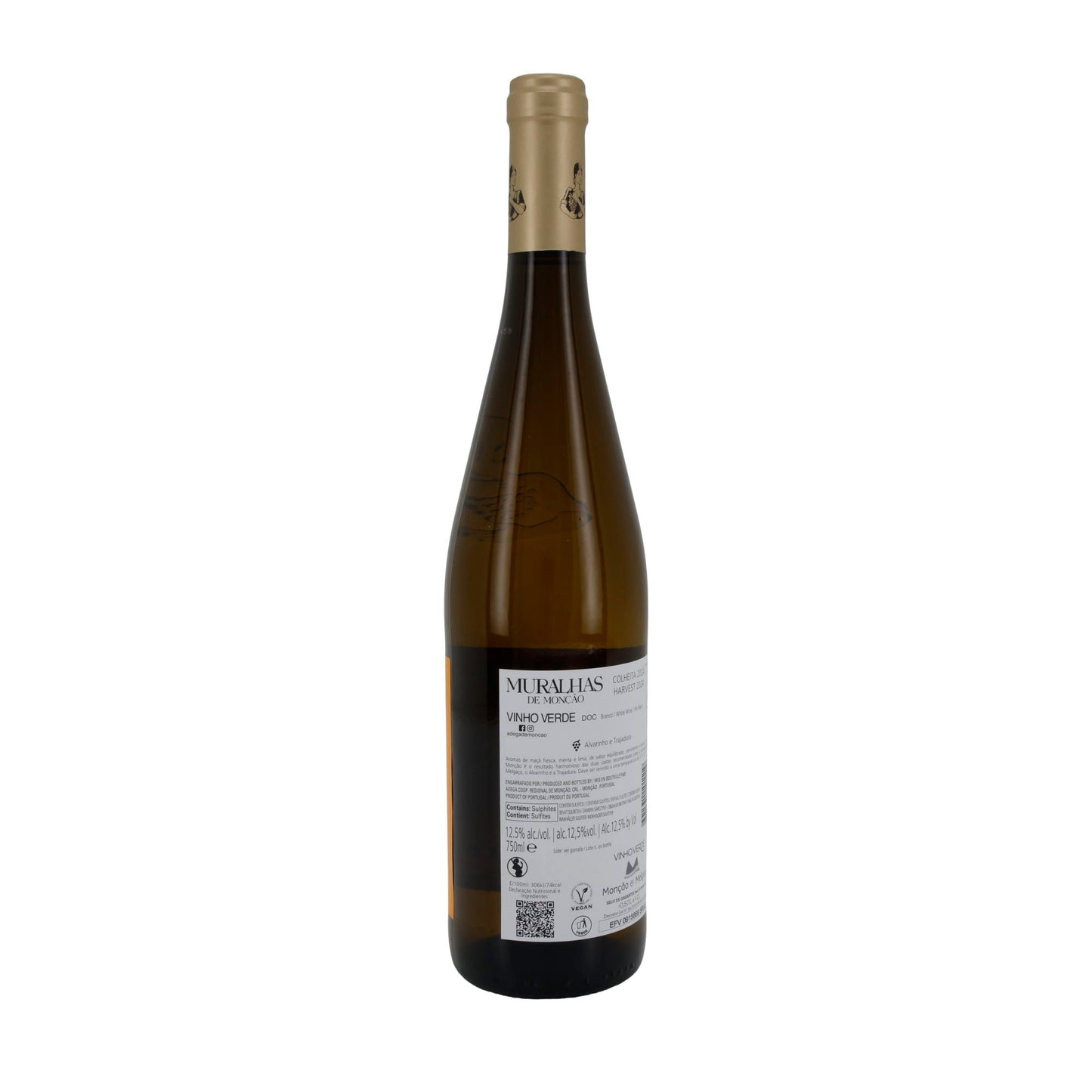 Muralhas de Monção Vinho Verde 2024 | Alvarinho & Trajadura | DOC Monção e Melgaço | 750 ml | 12,5 % vol Adega Cooperativa Regional de Monção