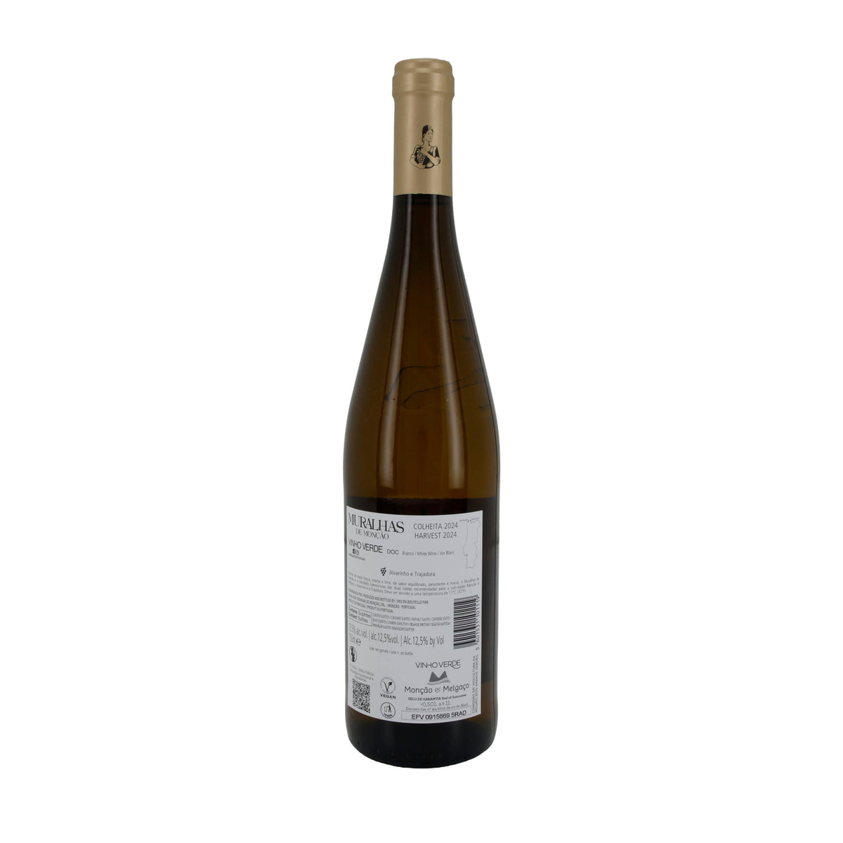 Muralhas de Monção Vinho Verde 2024 | Alvarinho & Trajadura | DOC Monção e Melgaço | 750 ml | 12,5 % vol Adega Cooperativa Regional de Monção