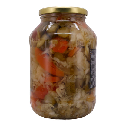 Muraturi Mixte Gerula | Traditionele Groentemix | Ingelegde groenten op Roemeense wijze | 1350 g