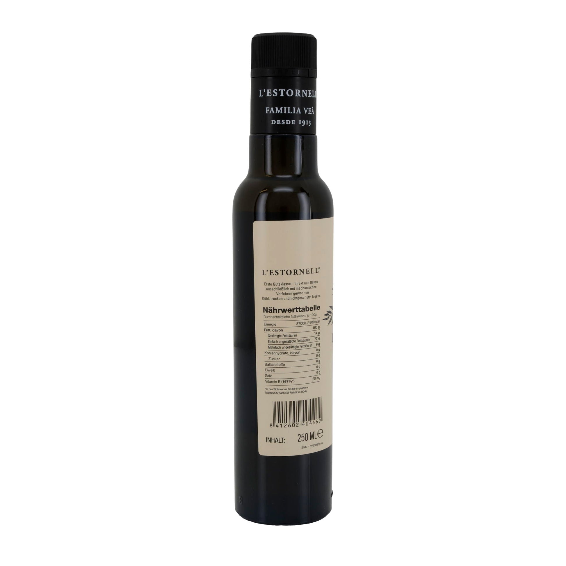 Natives Olivenöl Extra | L’Estornell | Arbequina & Picual | 250 ml Silca