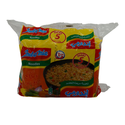 Nudeln Indomie Instant | Gusto Pollo | Noodles Piccanti Istantanei | 350 g (5 x 70 g)