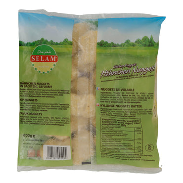 Nuggets Selam | Chicken Nuggets | Halal, Backteig, tiefgefroren | 600g SELAM