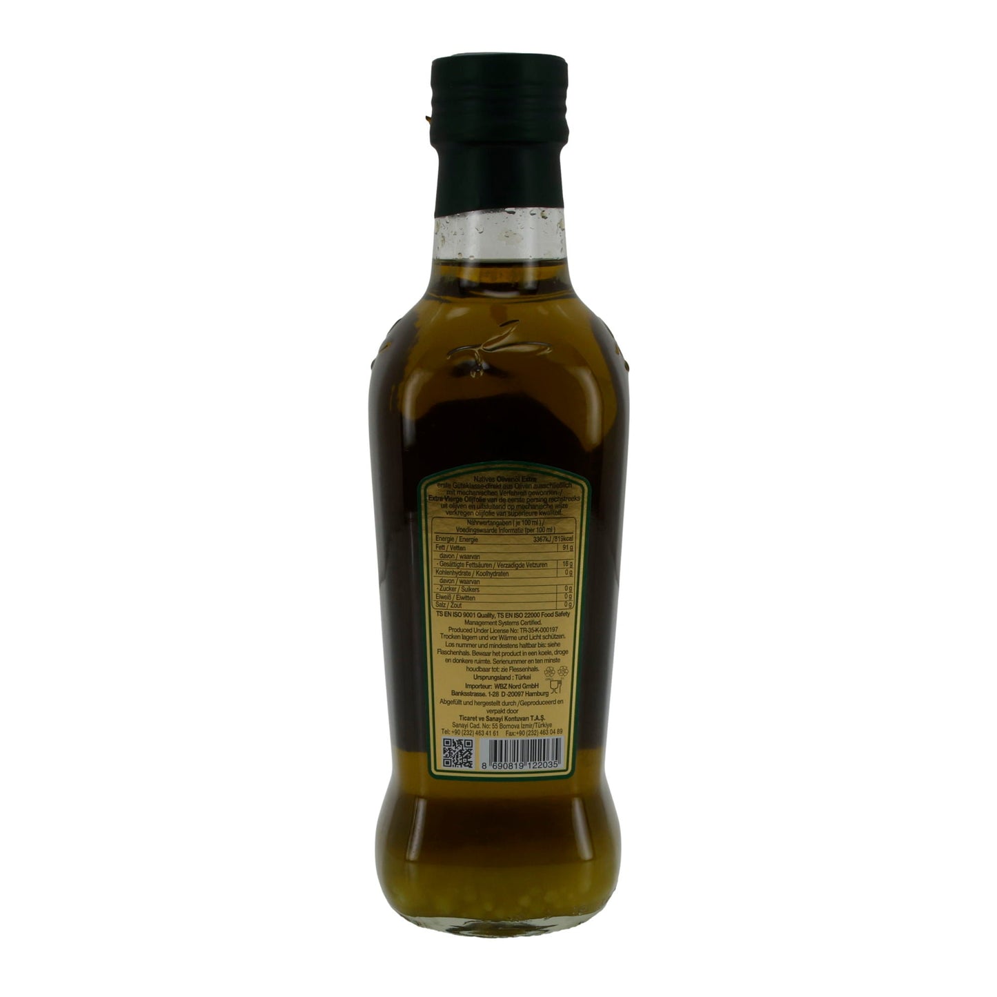 Öl Kristal | Extra Virgin Olive Oil | Cold Pressed, Turkey | 500 ml