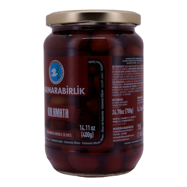 Oliven Marmarabirlik | Kalamata | Ganze Oliven in Salzlake | 700g - Taste Your World