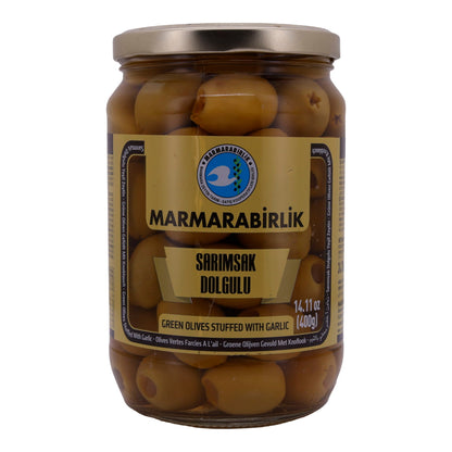 Oliven Marmarabirlik | Mit Knoblauch | Sarımsak Dolgulu | 700g