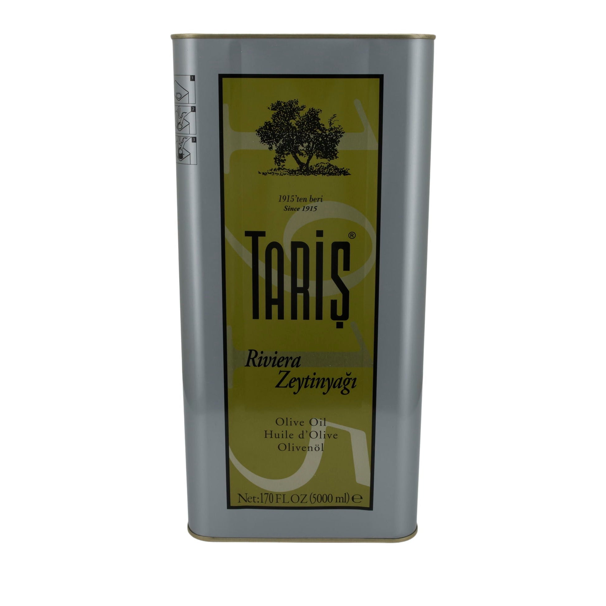 Olivenöl Taris Riviera | Natives Olivenöl | Premium Qualität | 5 L TARIS