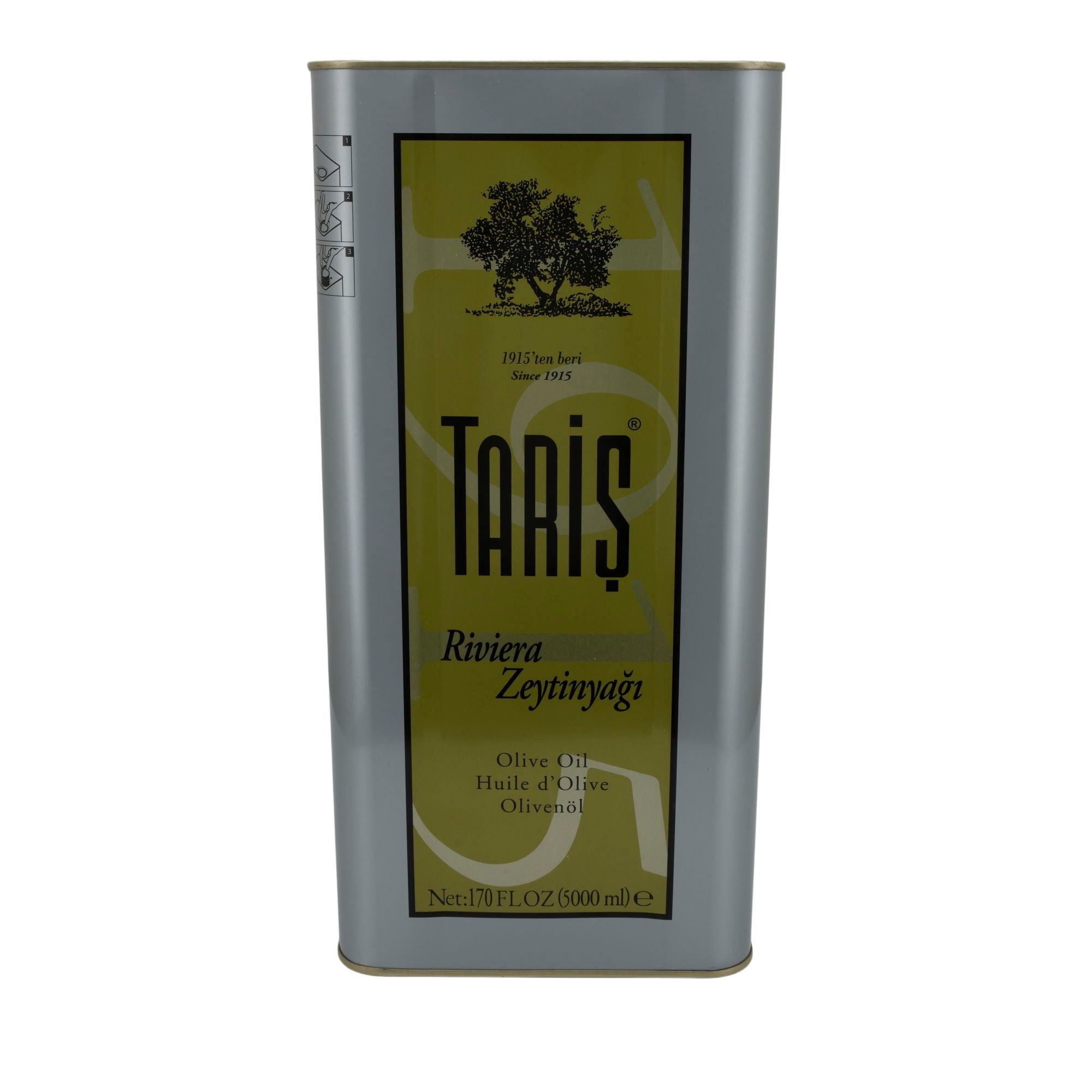 Olivenöl Taris Riviera | Natives Olivenöl | Premium Qualität | 5 L TARIS