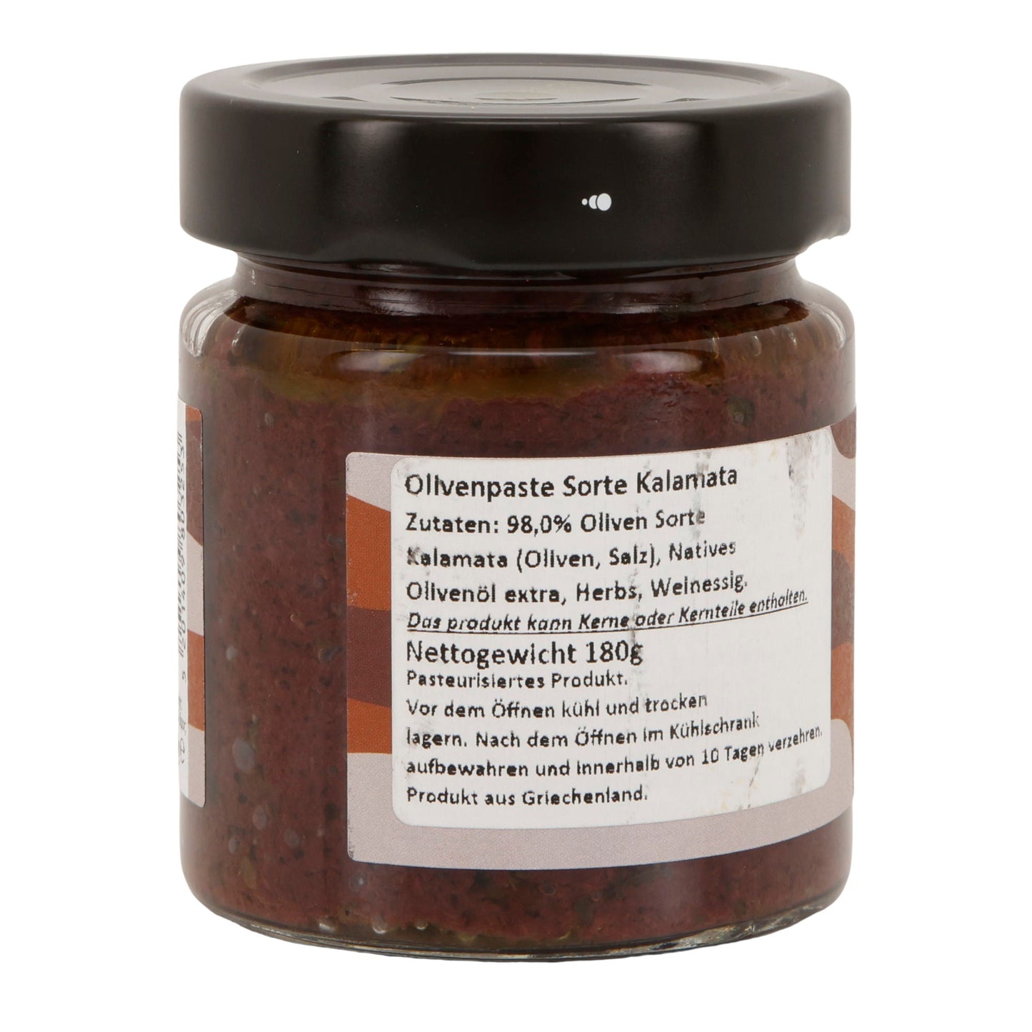 Olivenpaste Kalamata Olymp | Vegan, Glutenfrei, Non-GMO | 180 g Glas