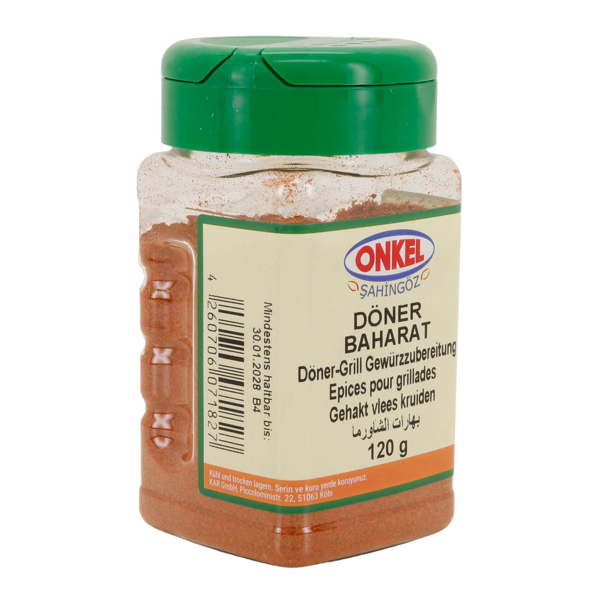 ONKEL Şahingöz | Döner Baharat – Döner-Grill Gewürzzubereitung | würzig & aromatisch | 120 g