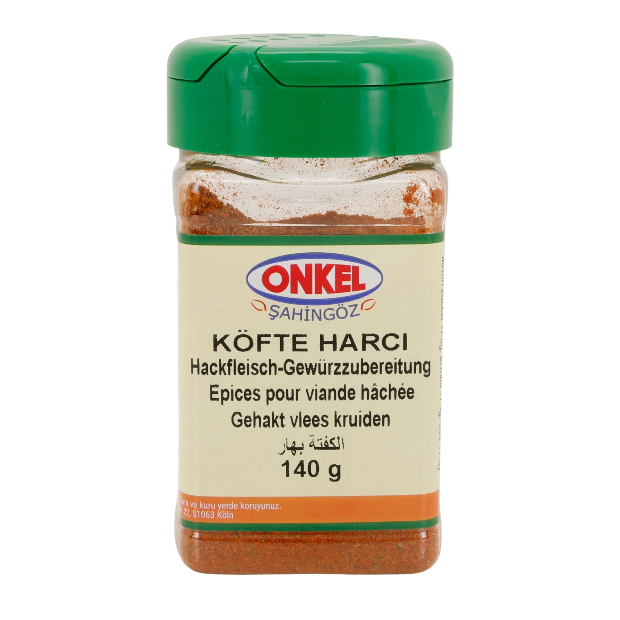 ONKEL Şahingöz | Köfte Harcı – Hackfleisch - Gewürzzubereitung | herzhaft & würzig | 140 g - Taste Your World