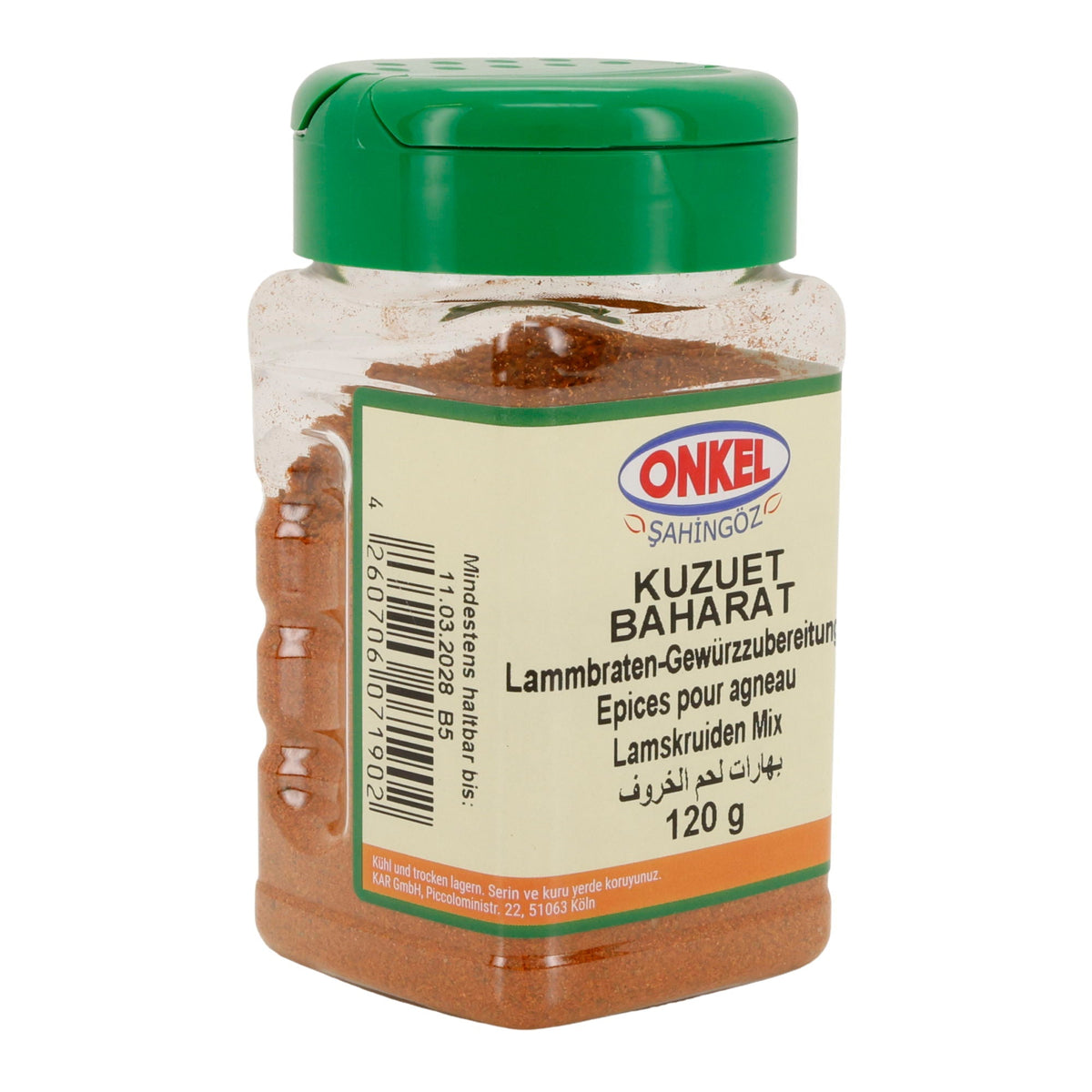 ONKEL Şahingöz | Kuzuet Baharat – Lammbraten-Gewürzzubereitung | würzig & ausgewogen | 120 g