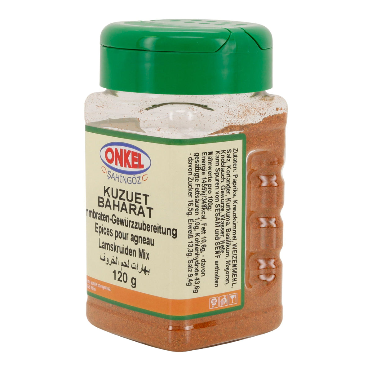 ONKEL Şahingöz | Kuzuet Baharat – Lammbraten-Gewürzzubereitung | würzig & ausgewogen | 120 g ONKEL GEWUERZE