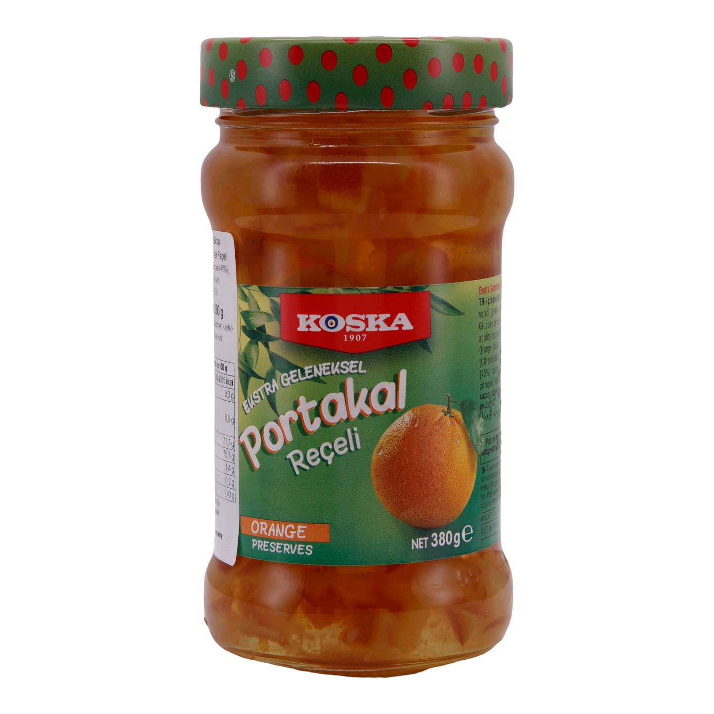 Oranjebekonfituur Koska | Marmelade | Fruitig, Sinaasappelschillen | 380 g