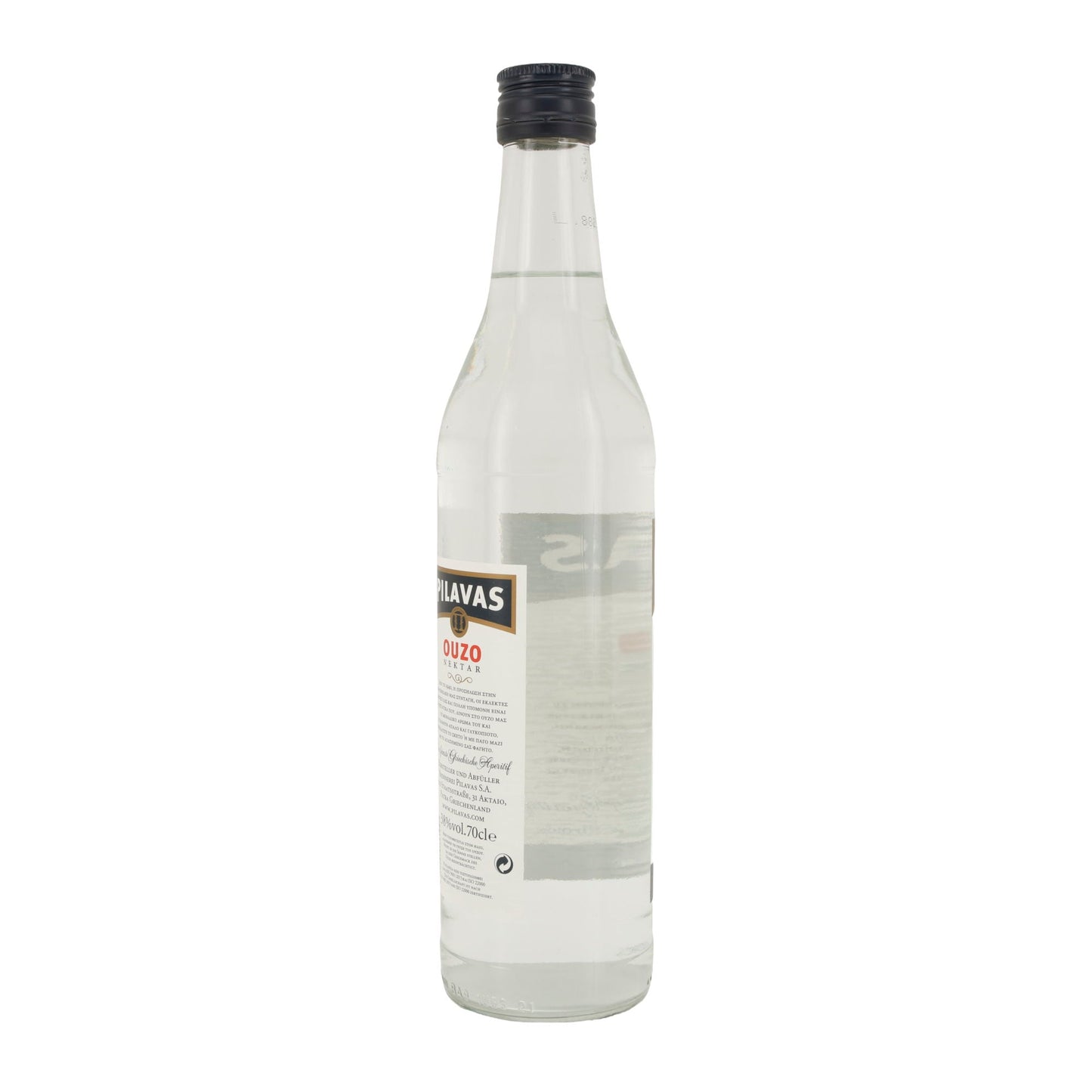 Ouzo Pilavas Nektar | Griechischer Anislikör | 38 % vol. | 700 ml