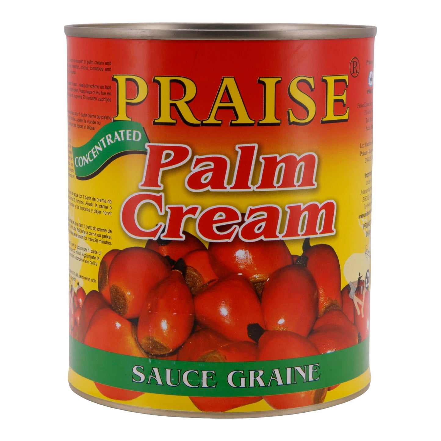Palm Cream Praise | Versatile Base | For African Dishes | 800 g