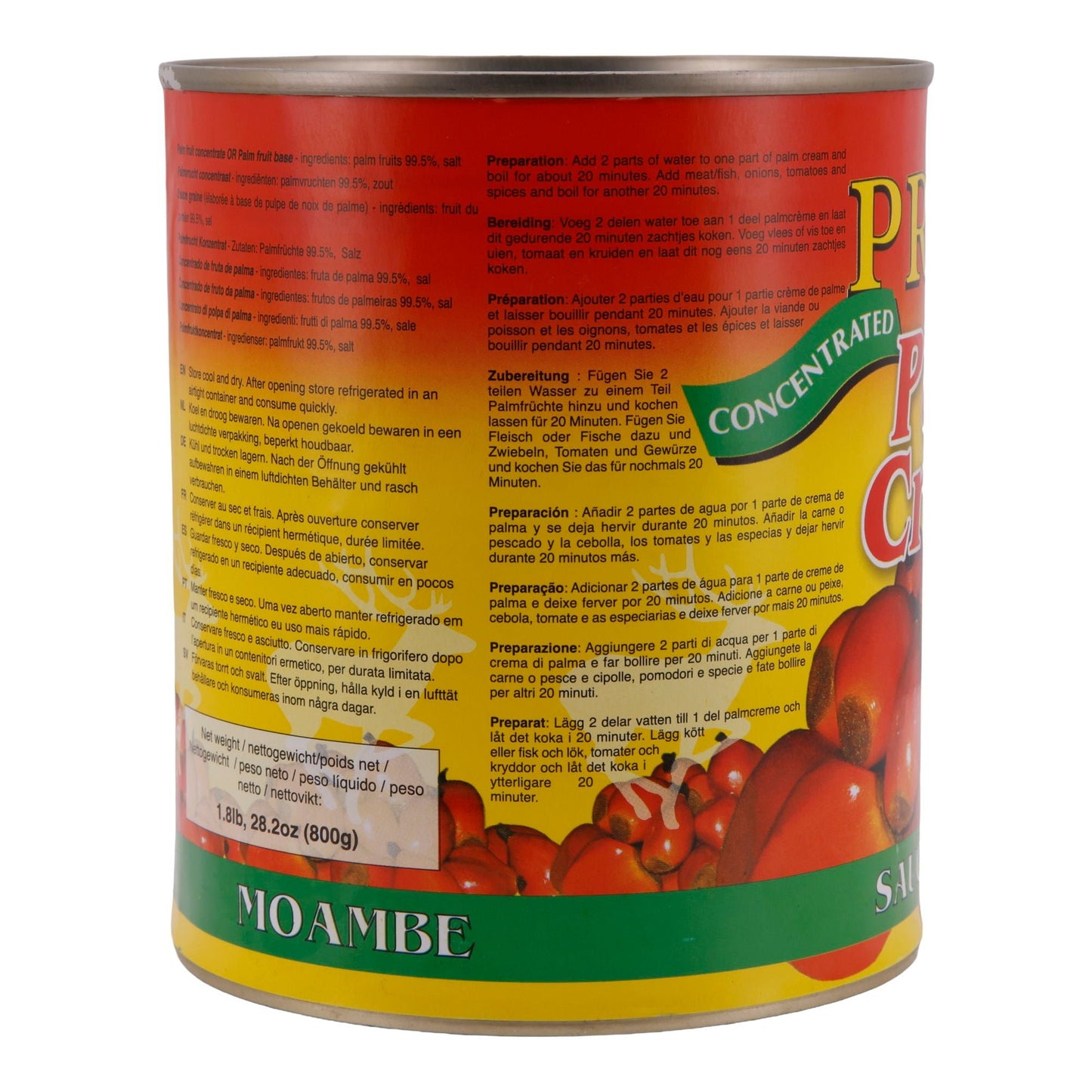 Palm Cream Praise | Versatile Base | For African Dishes | 800 g