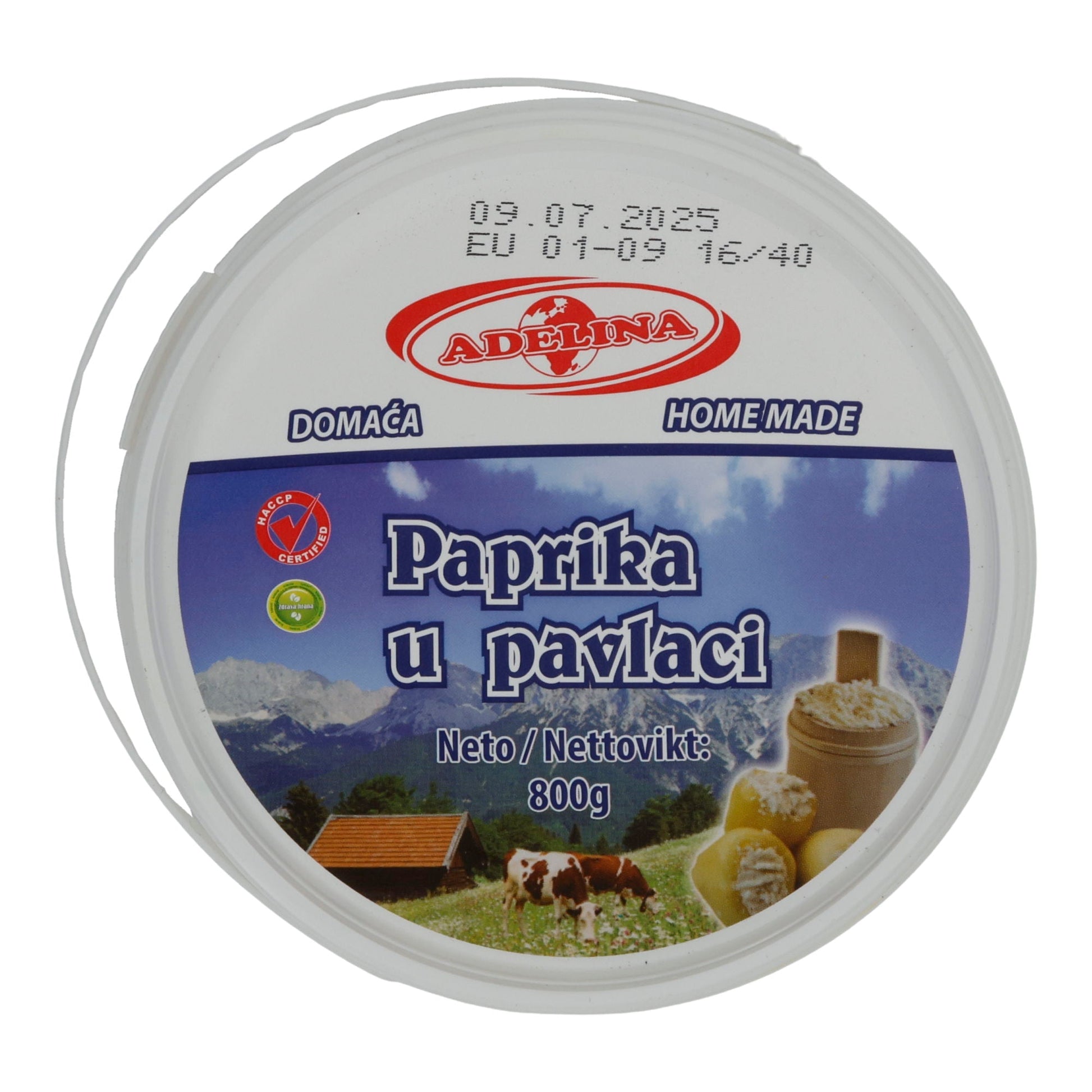 Paprika Adelina Paprika U Pavlaci | Paprika | Paprika in Sauerrahm | 800 g ADELINA