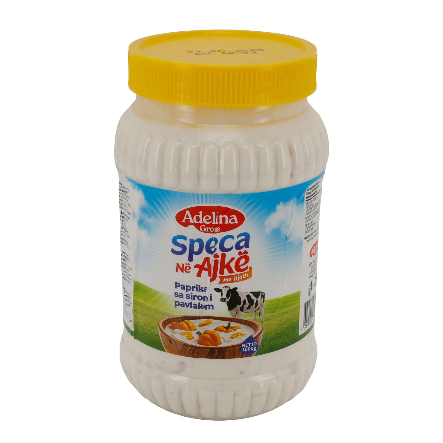 Paprika Adelina Speca në Ajkë | Gefüllt | Mit Käse in Sauerrahm | 1000 g Glas ADELINA