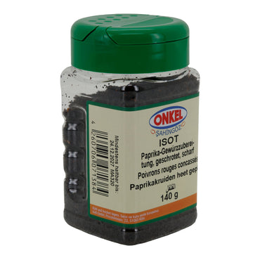 Paprika - Gewürzzubereitung Onkel Şahingöz Isot | Gewürz | Geschrotet, scharf | 140g - Taste Your World