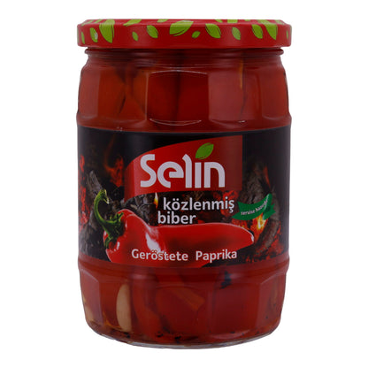 Paprika Selin | Torréfié (Közlenmiş Biber) | Pour salades et dips | Pot de 520g