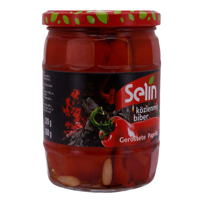 Paprika Selin | Torréfié (Közlenmiş Biber) | Pour salades et dips | Pot de 520g