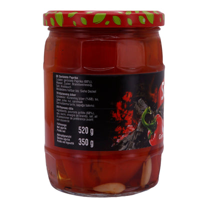 Paprika Selin | Torréfié (Közlenmiş Biber) | Pour salades et dips | Pot de 520g