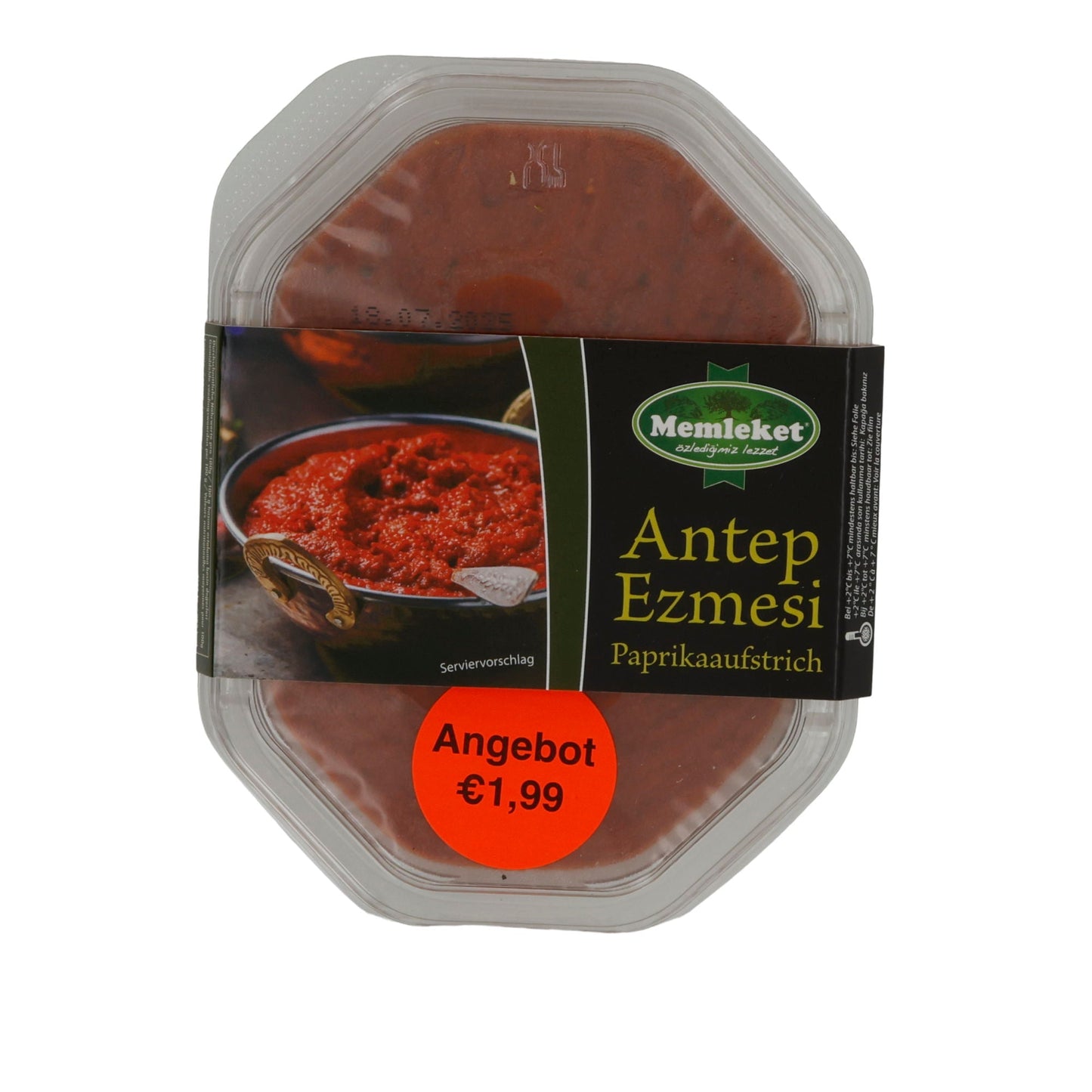 Paprikaaufstrich Memleket Antep Ezmesi | Brotaufstrich | Würziger Dip mit Paprika & Knoblauch | 150 g MEMLEKET