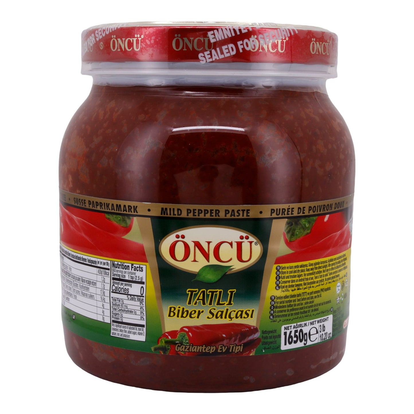 Paprikamark Öncü | Biber Salçası | Hochwertig, Türkei | 1650 g