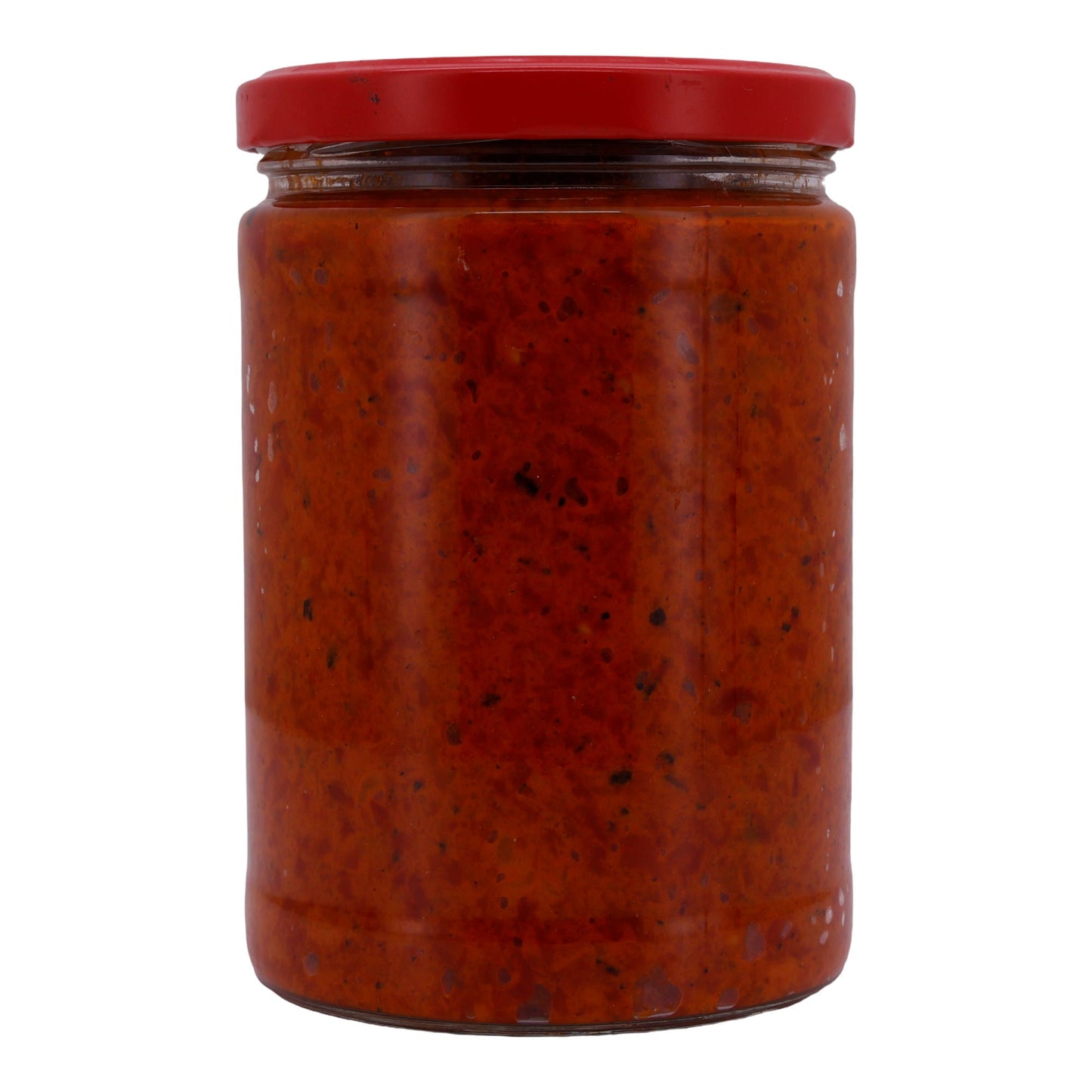 Paprikasoße Basš Ajvar | Stark | Pikant, aus gegrilltem Gemüse | 580 ml