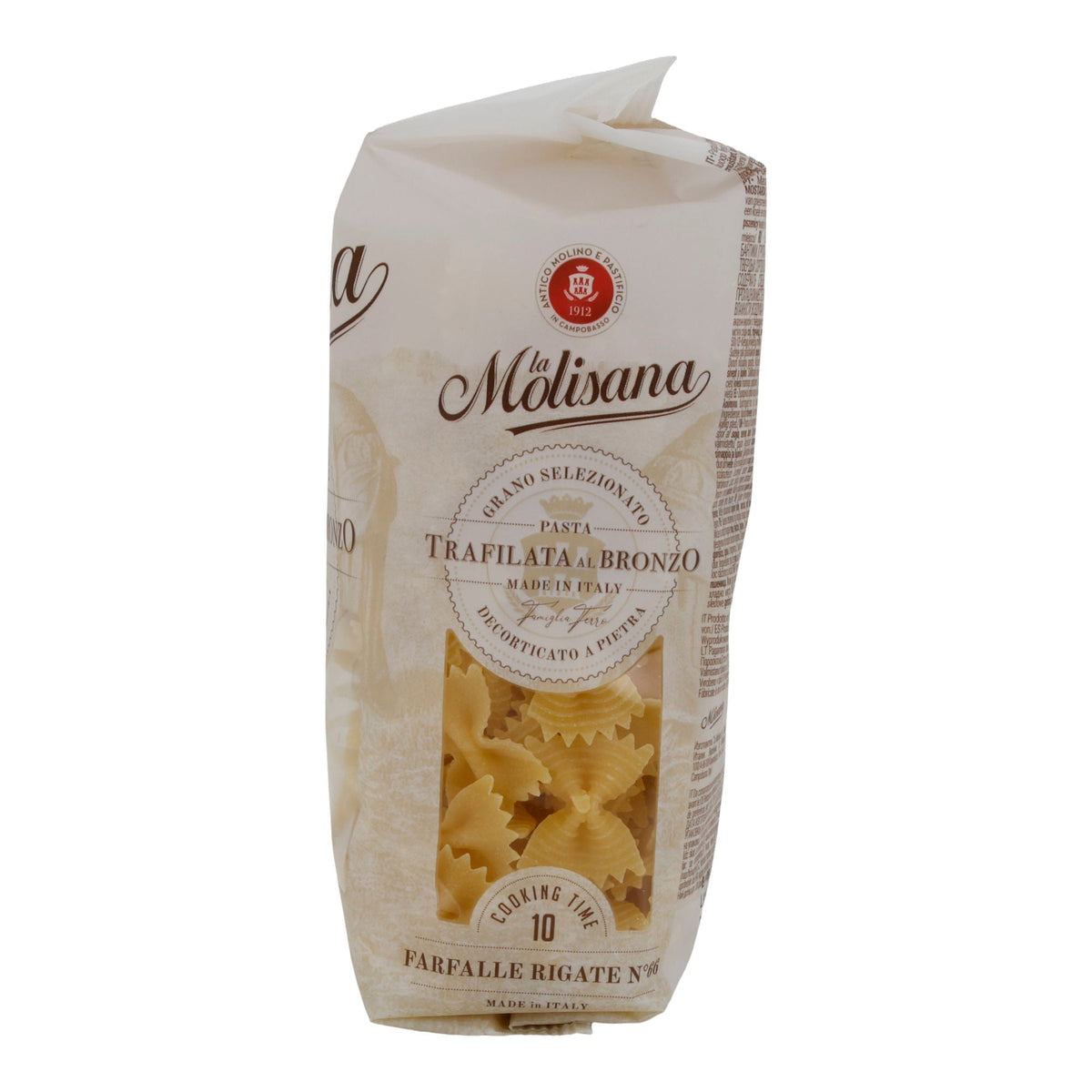Pasta La Molisana | Farfalle Rigate N°66 | aus Hartweizengrieß | 500 g LA MOLISANA