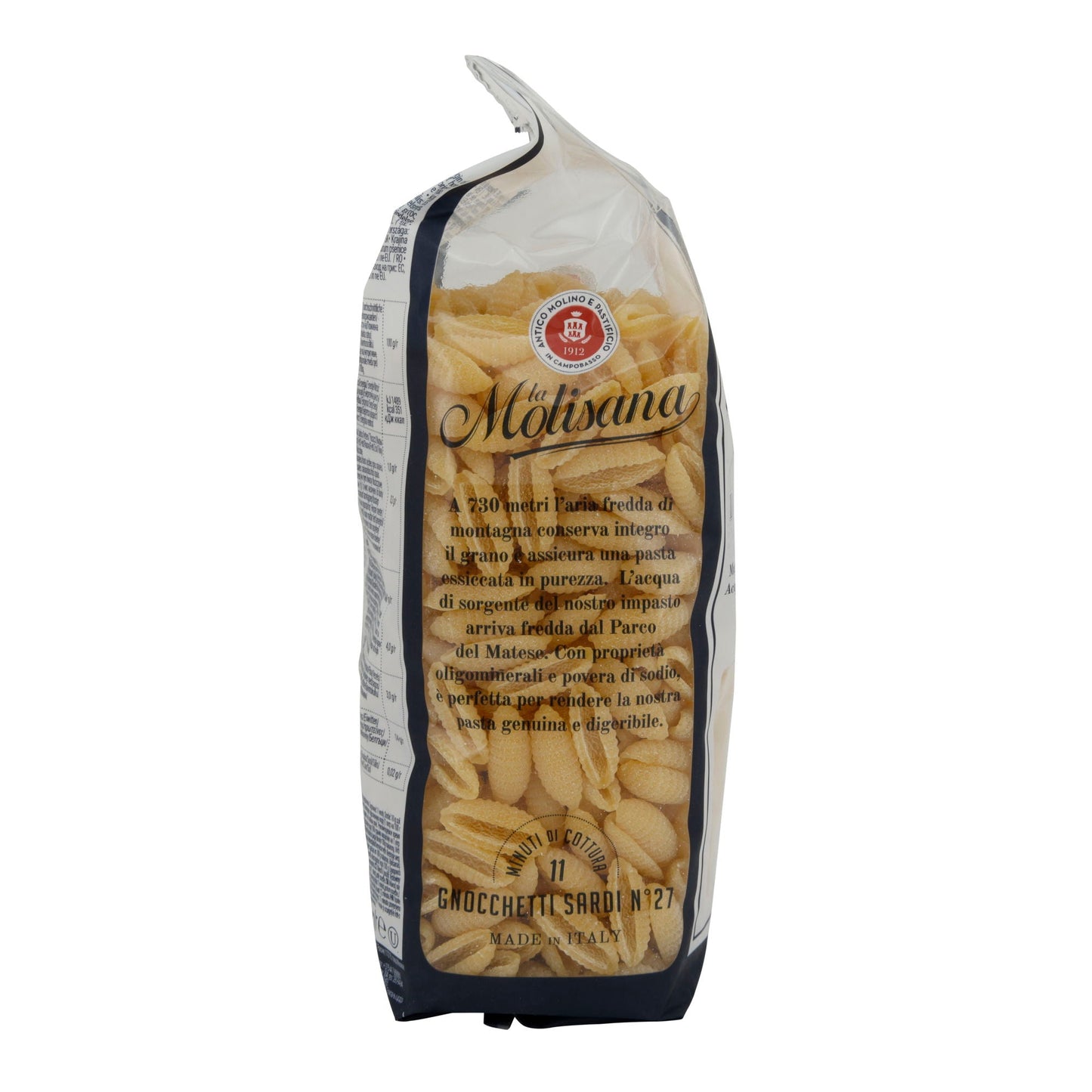Pasta La Molisana | Gnocchetti Sardi N°27 | Tradizionale italiano | 500 g