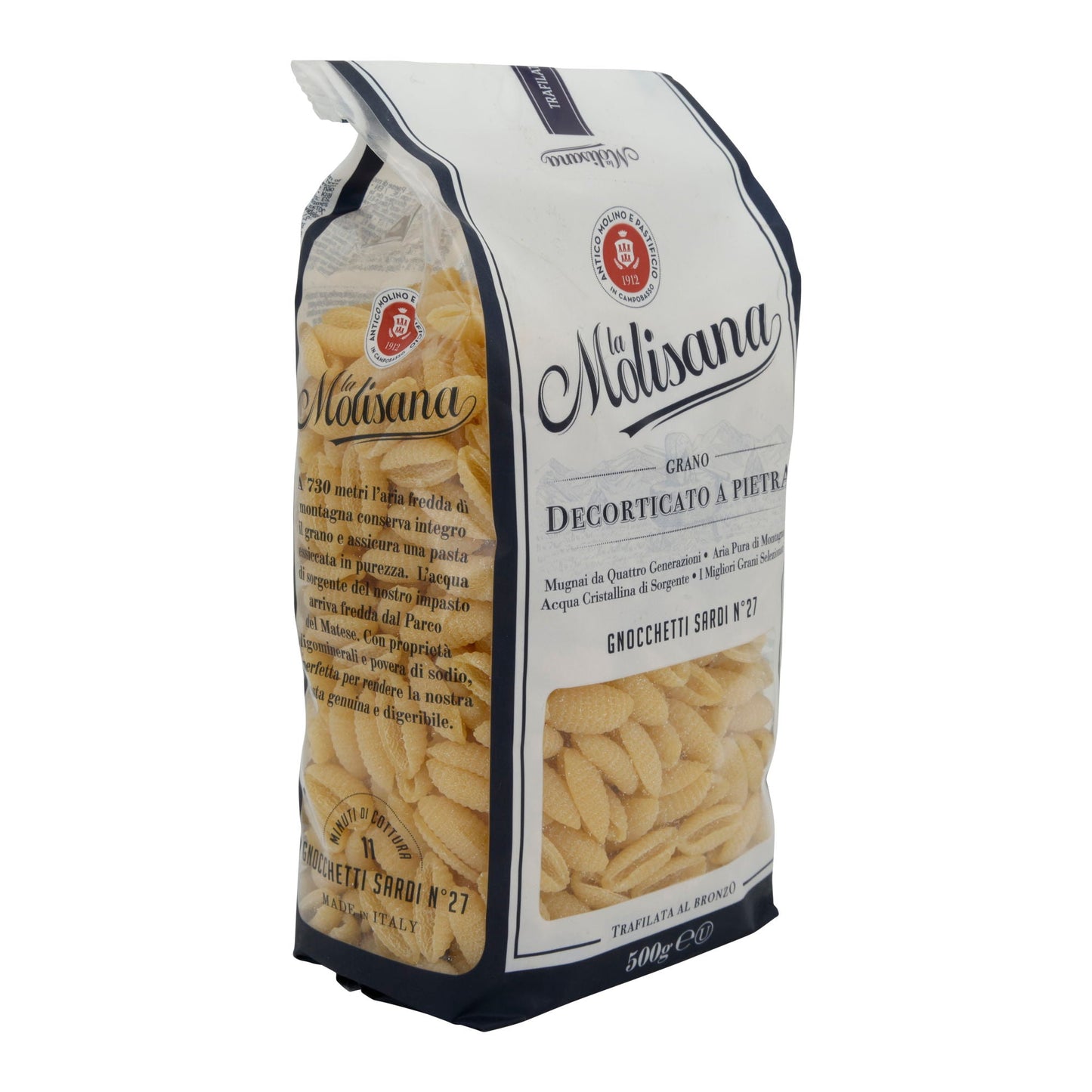 Pasta La Molisana | Gnocchetti Sardi N°27 | Tradizionale italiano | 500 g