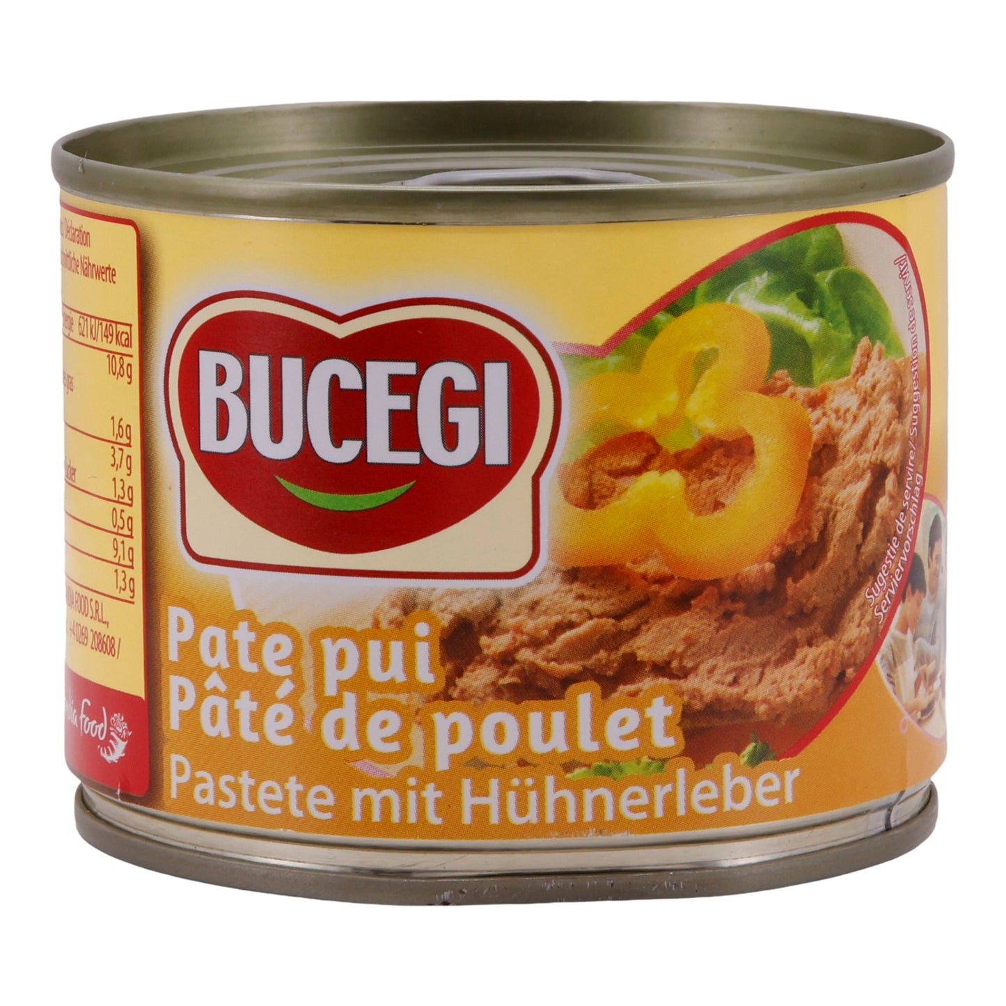 Pastete mit Hühnerleber Bucegi | Sterilisiertes Produkt | Ideal für Sandwiches | 200 g