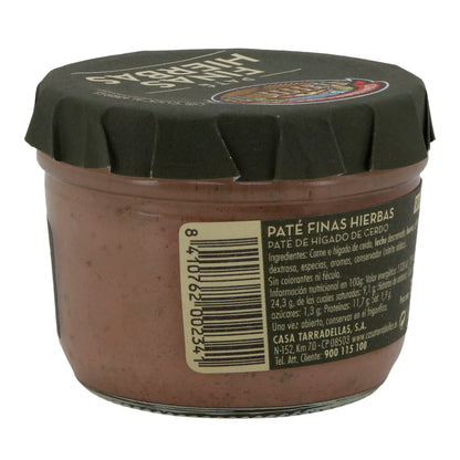 Paté Casa Tarradellas | Finas Hierbas | Schweineleberpastete mit feinen Kräutern | 125 g