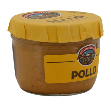 Paté Casa Tarradellas | Hühnerpastete ohne Gluten | Proteinreich & streichzart | 125 g Glas Silca